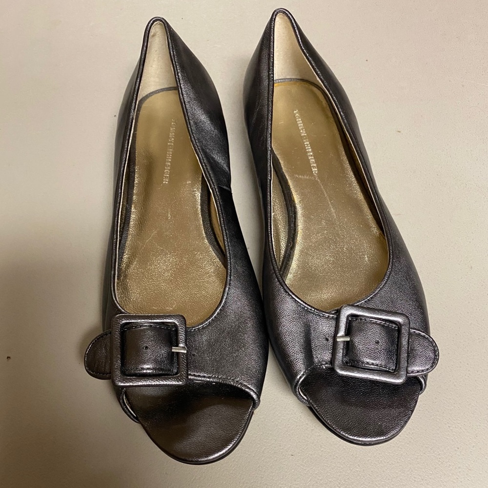 Tommy Hilfiger Open Toe Flats